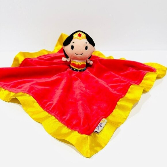 Hallmark Itty Bittys Red Plush DC Comics Wonder Woman Lovey Security Blanket - Picture 1 of 7